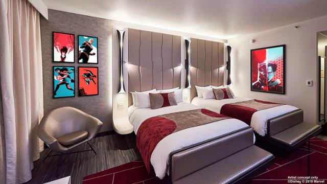 Marvel Hotel Room
