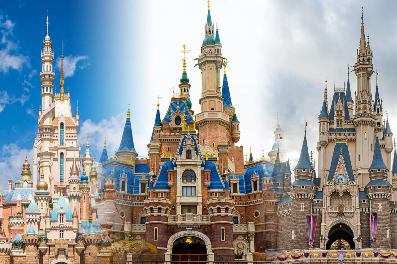 How many Disney Worlds are in Asia?