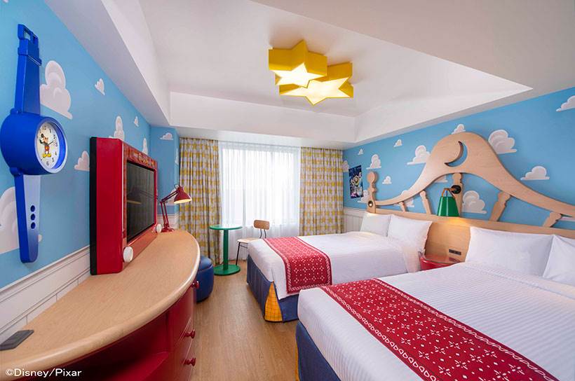 tokyo disney resort toy story hotel guest room