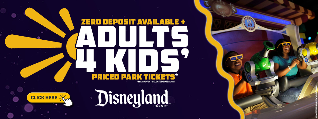 Disneyland Resort Anaheim Cheap Park Tickets Zero Deposit 